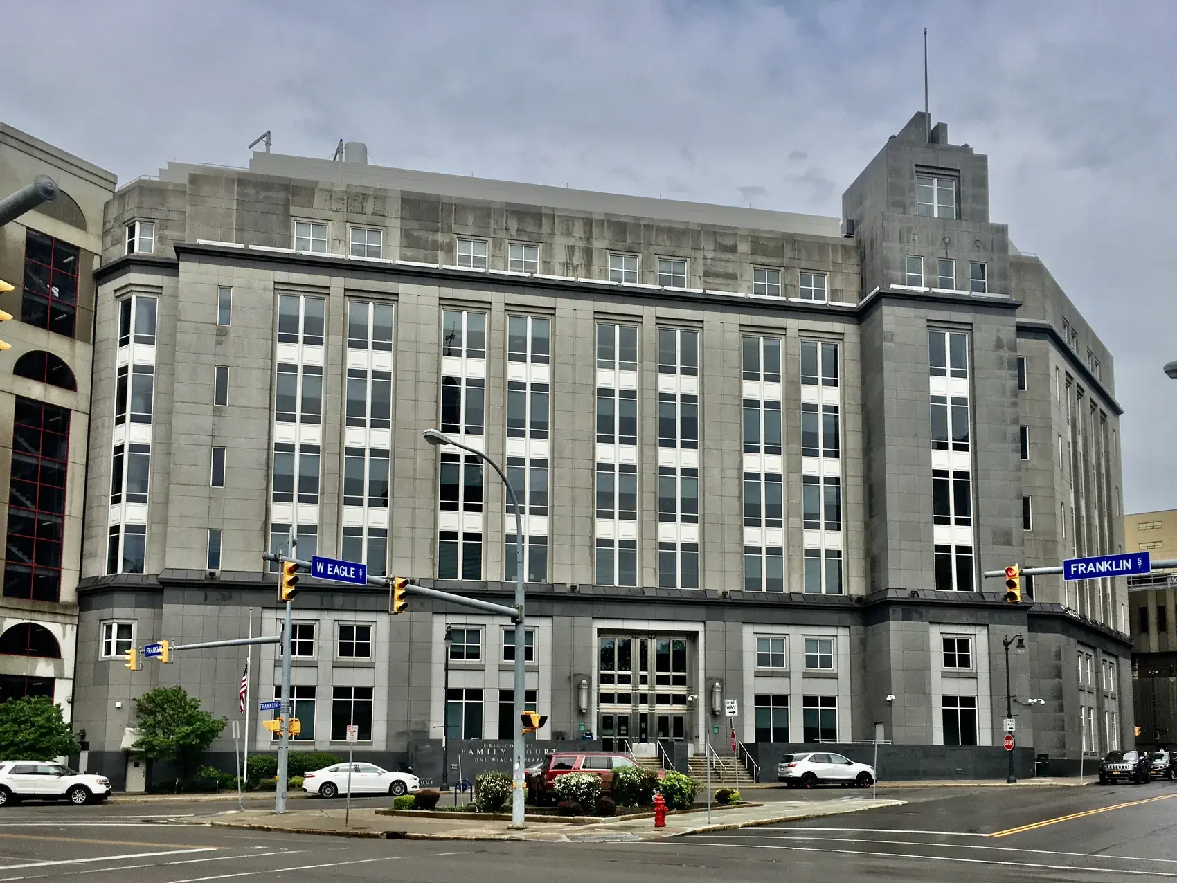 Erie County Family Court Building in Buffalo, New York